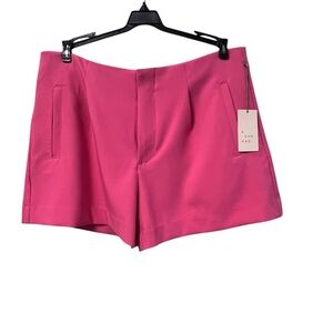 a new day Women's High Waist Fuchsia Shorts